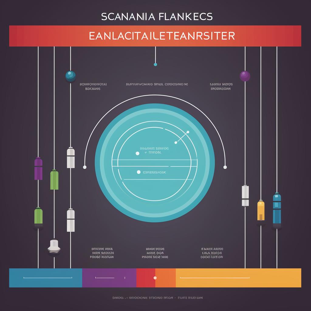 Fitness level scale with beginner, intermediate, and advanced sections